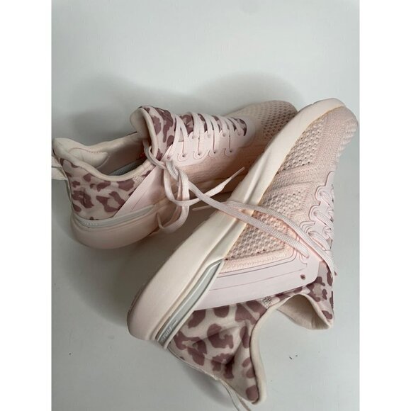 APL Women's TechLoom Tracer Sneaker Creme Beachwood Leopard Size 37 US 7 NEW - Picture 5 of 6